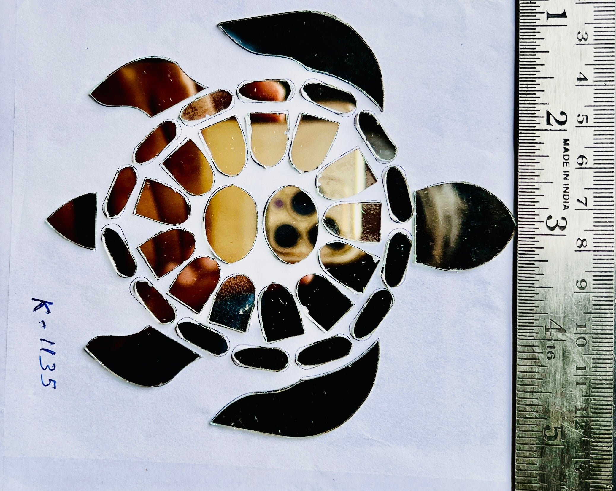 Fancy Turtle shape mirror K-1135