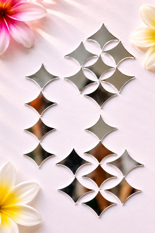 Limited Edition Kite Shape Craft Mirrors for Lippan Art –Ex-2