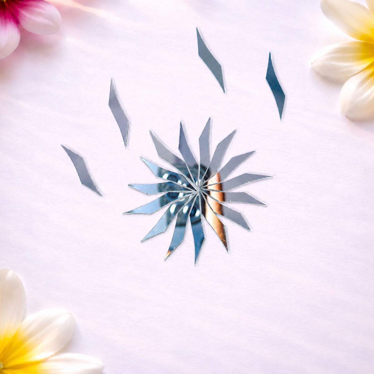Limited Edition Twisted Petal Shape Mirrors –Ex-1