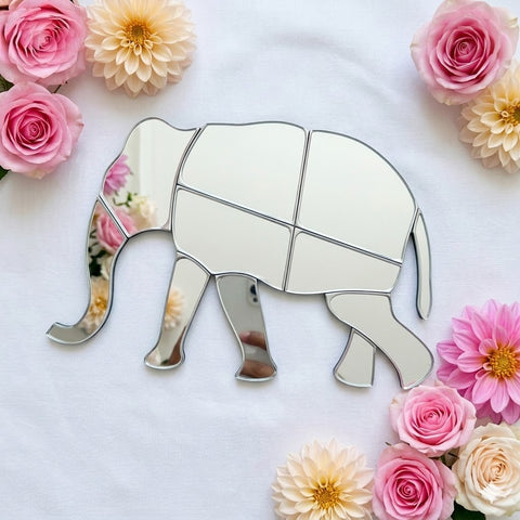Fancy elephant shape mirror H-1197 Left
