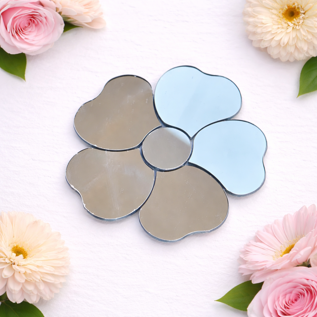 Fancy Flower shape mirror (F 1414)