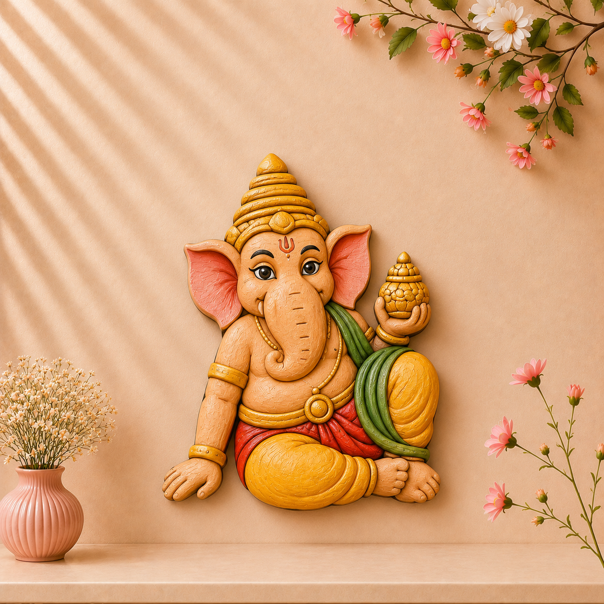 Mdf ganesha cutout -110