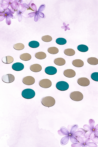 Round shape silver mirrors for art (4mm To 60mm)