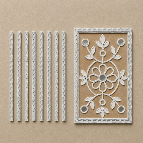 Clay Border Strip for Wall Décor , Lippan Art & Wall Decor - CLAY BORDER 2
