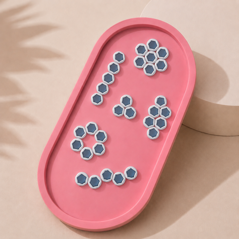 Clay Beads for Lippan Art & Mirror Work | Multiple Shapes & Piece Options