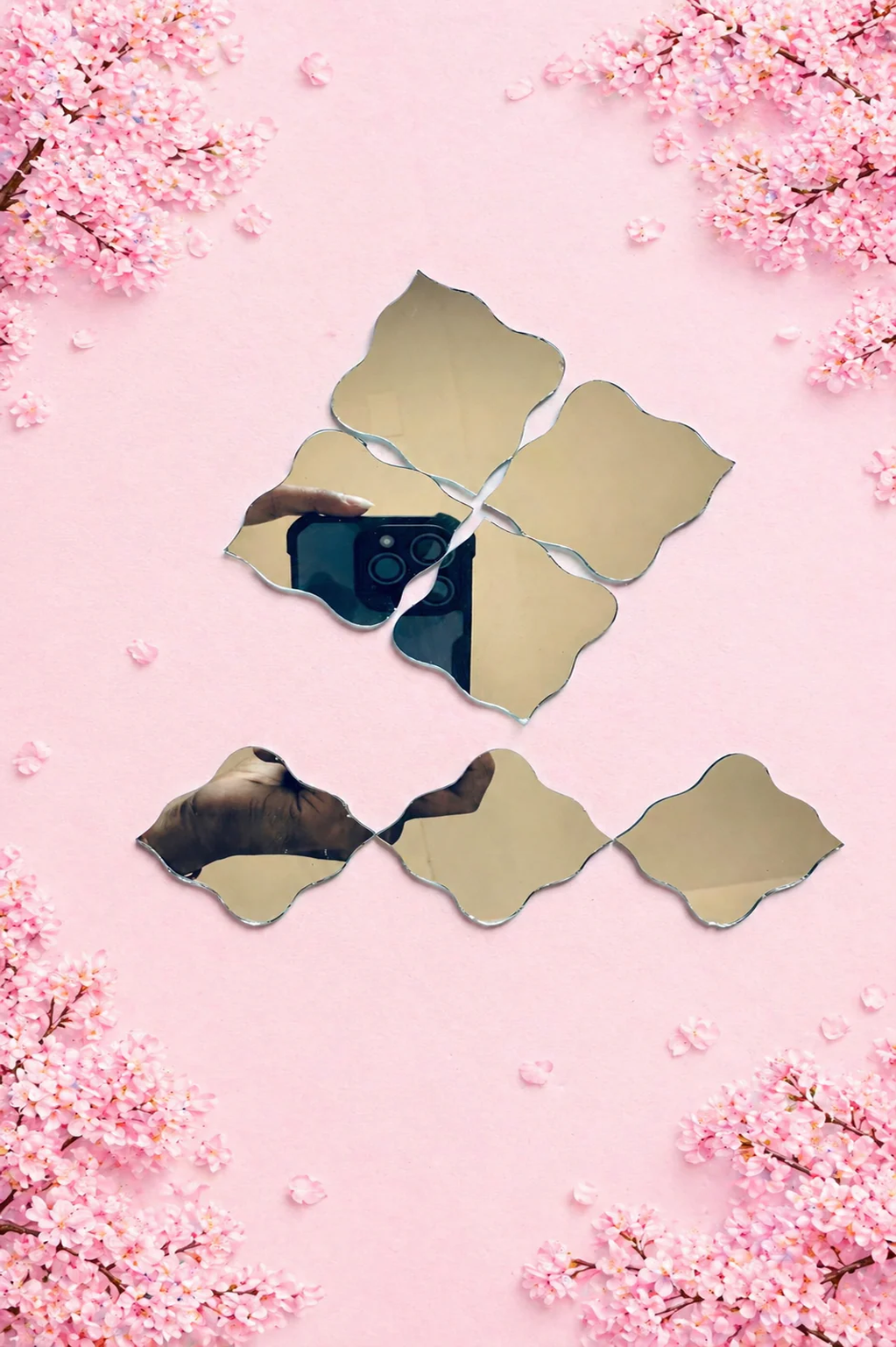 Fancy shape mirror  P-14