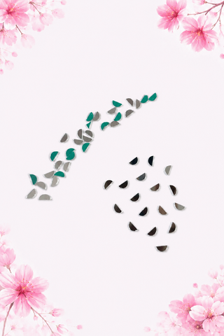 Half Circle Shape Silver Mirrors  - HR-9