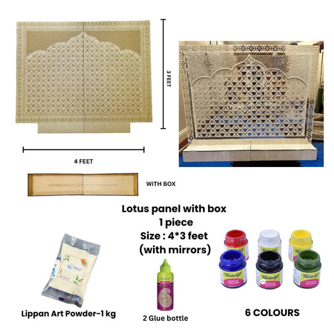 Lotus panel with box (with mirrors)-489