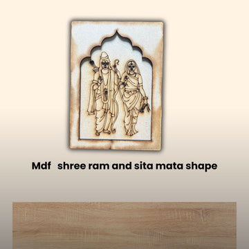 Mdf shree ram and sita mata shape-166