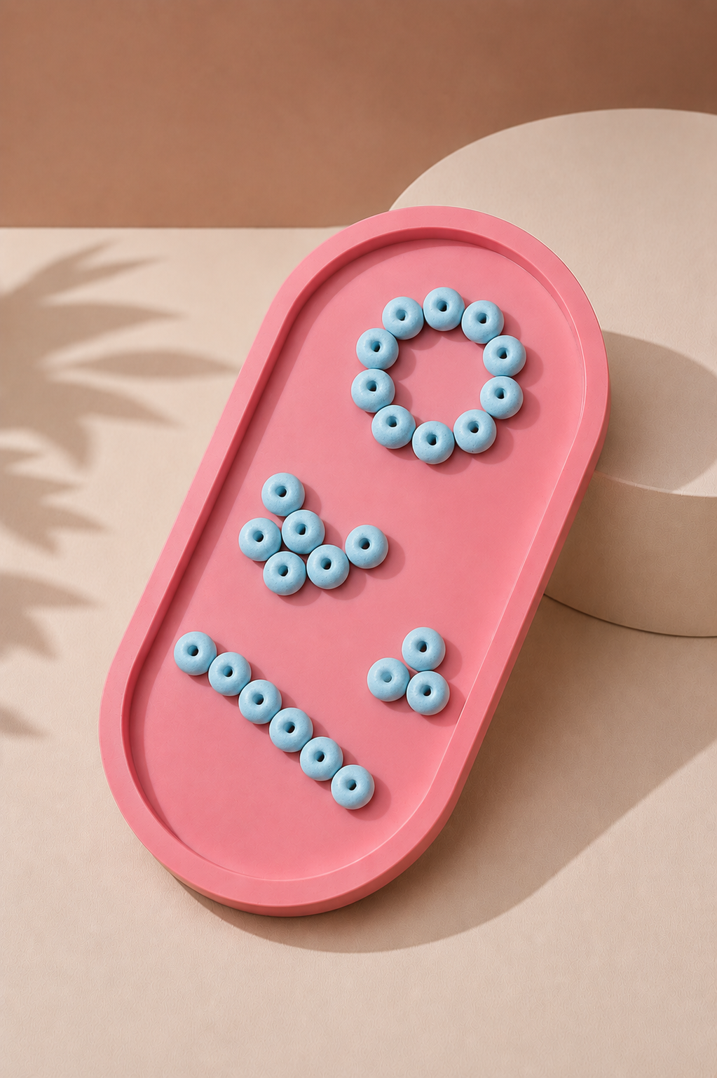 Round Donut Shape Clay Beads for Lippan Art-MG-6