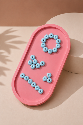 Clay Beads for Lippan Art & Mirror Work | Multiple Shapes & Piece Options