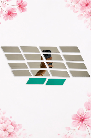 Fancy shape mirror-V 90
