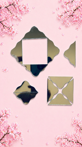 Fancy shape mirror  P-15