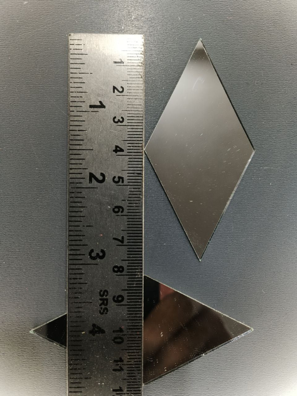 Diamond shape mirror 30,38,39,48 mm