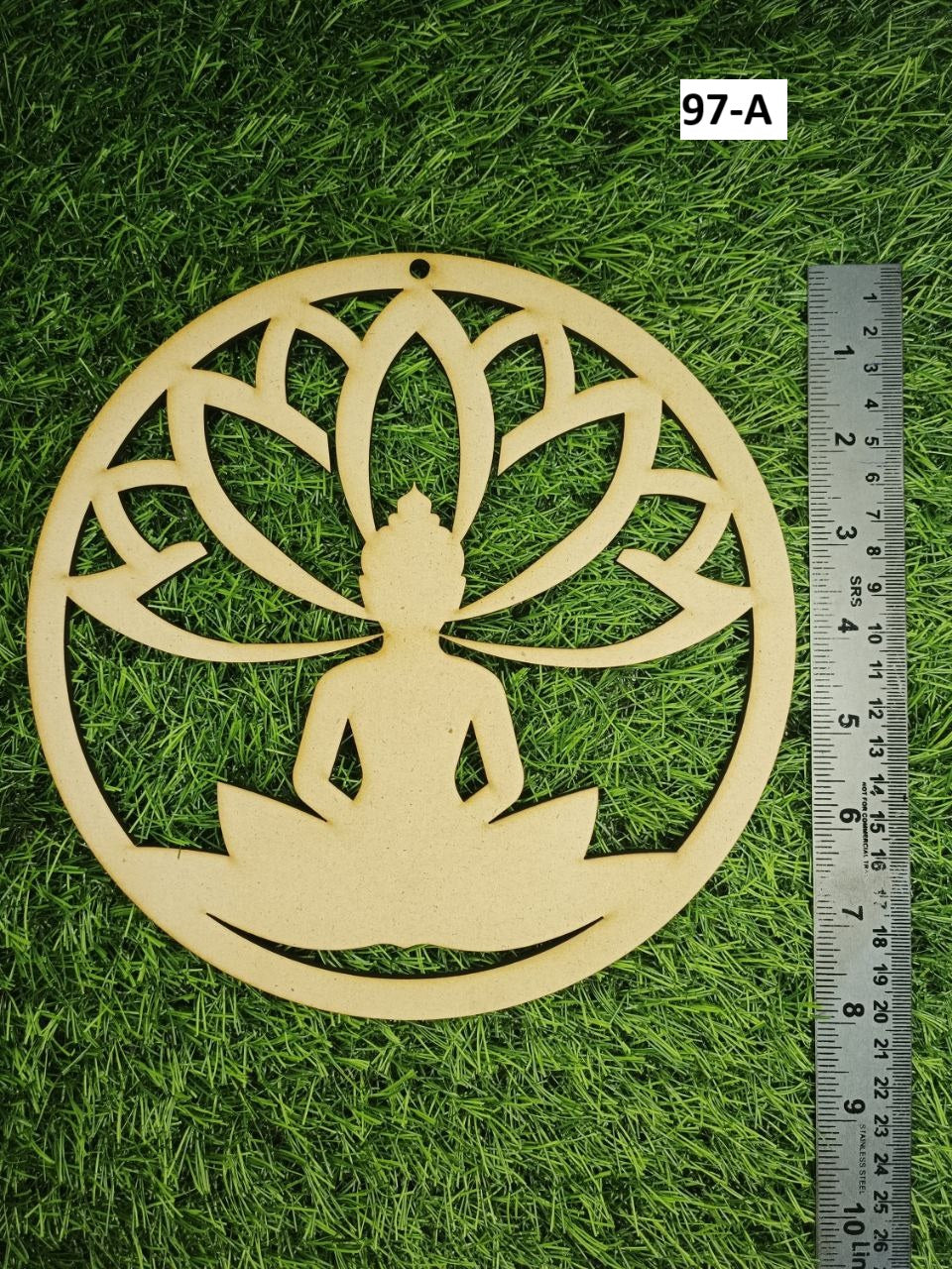 Premarked  round shape lord buddha design-97