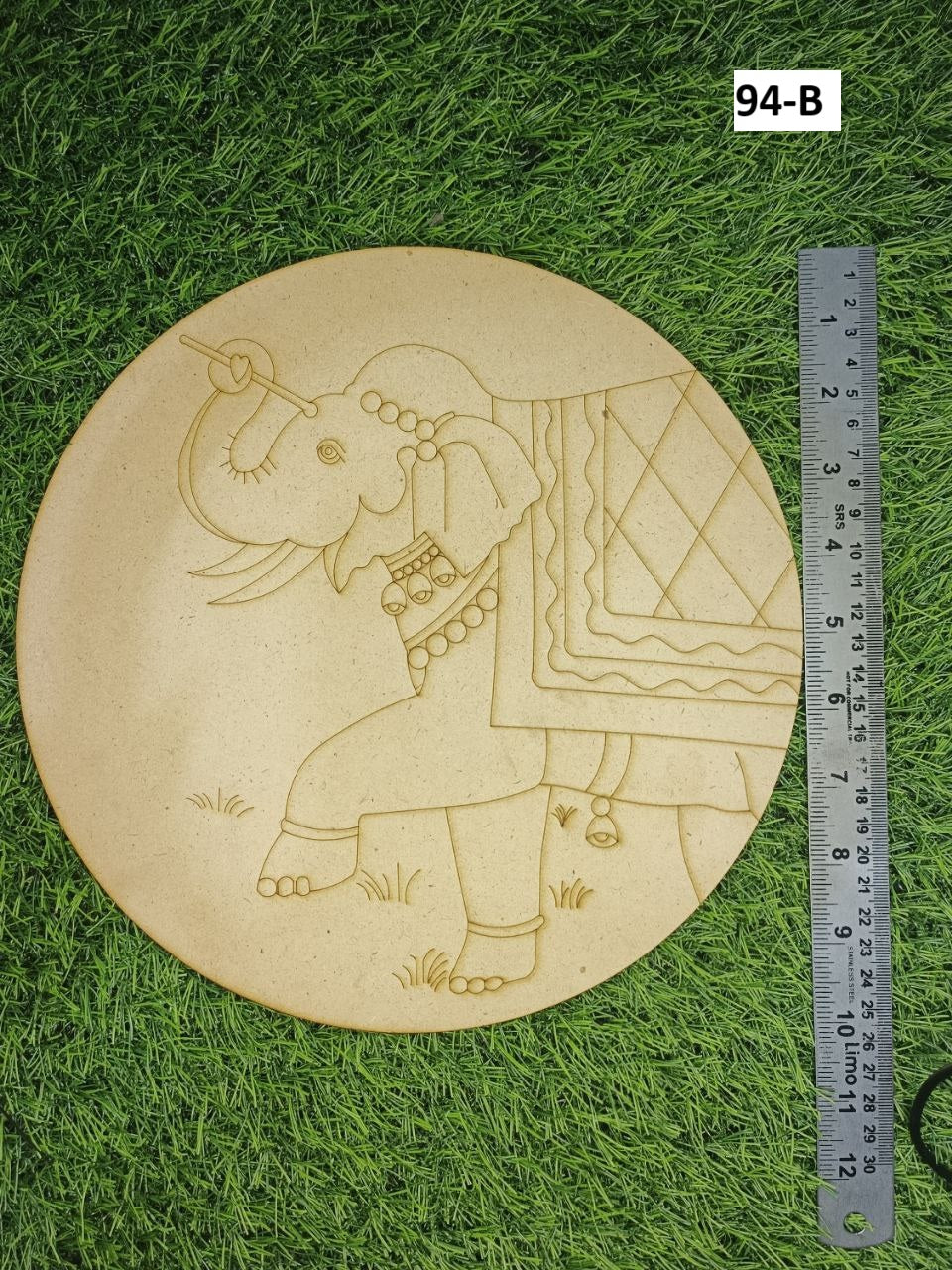 Premarked Round elephant shape MDF-94