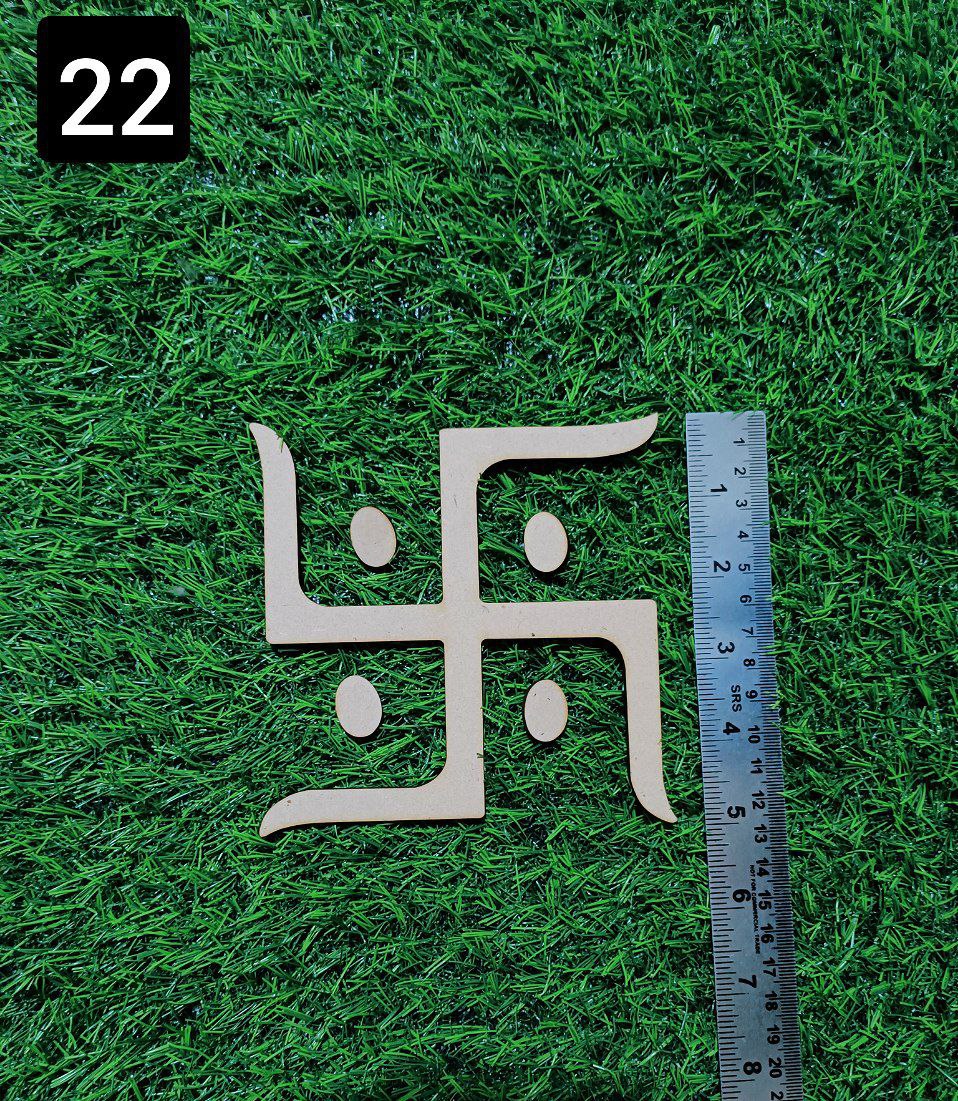 Mdf swastik shape-22