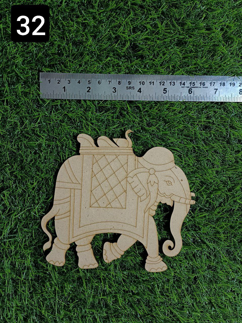 Premarked elephant shape-32