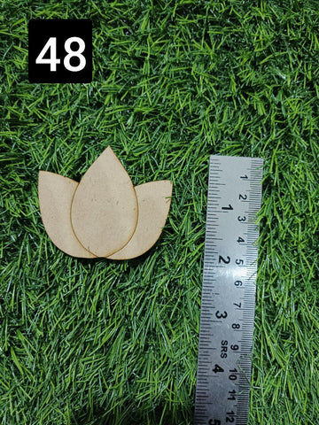 Mdf flower shape-48