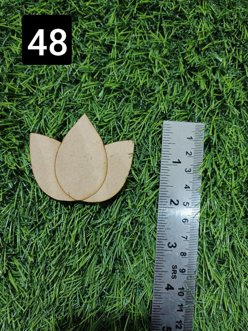 Mdf flower shape-48