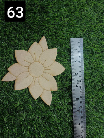 Mdf flower shape-63