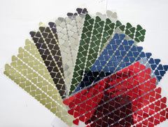 Plastic mirror sheet heart shape