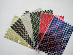 Plastic mirror sheet triangle shape