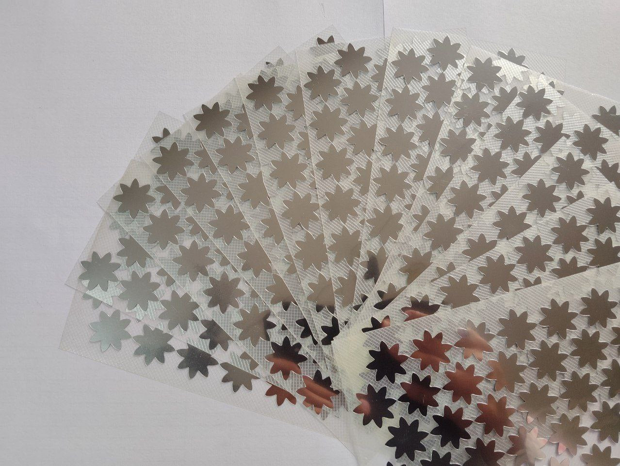 Plastic mirror sheet star shape