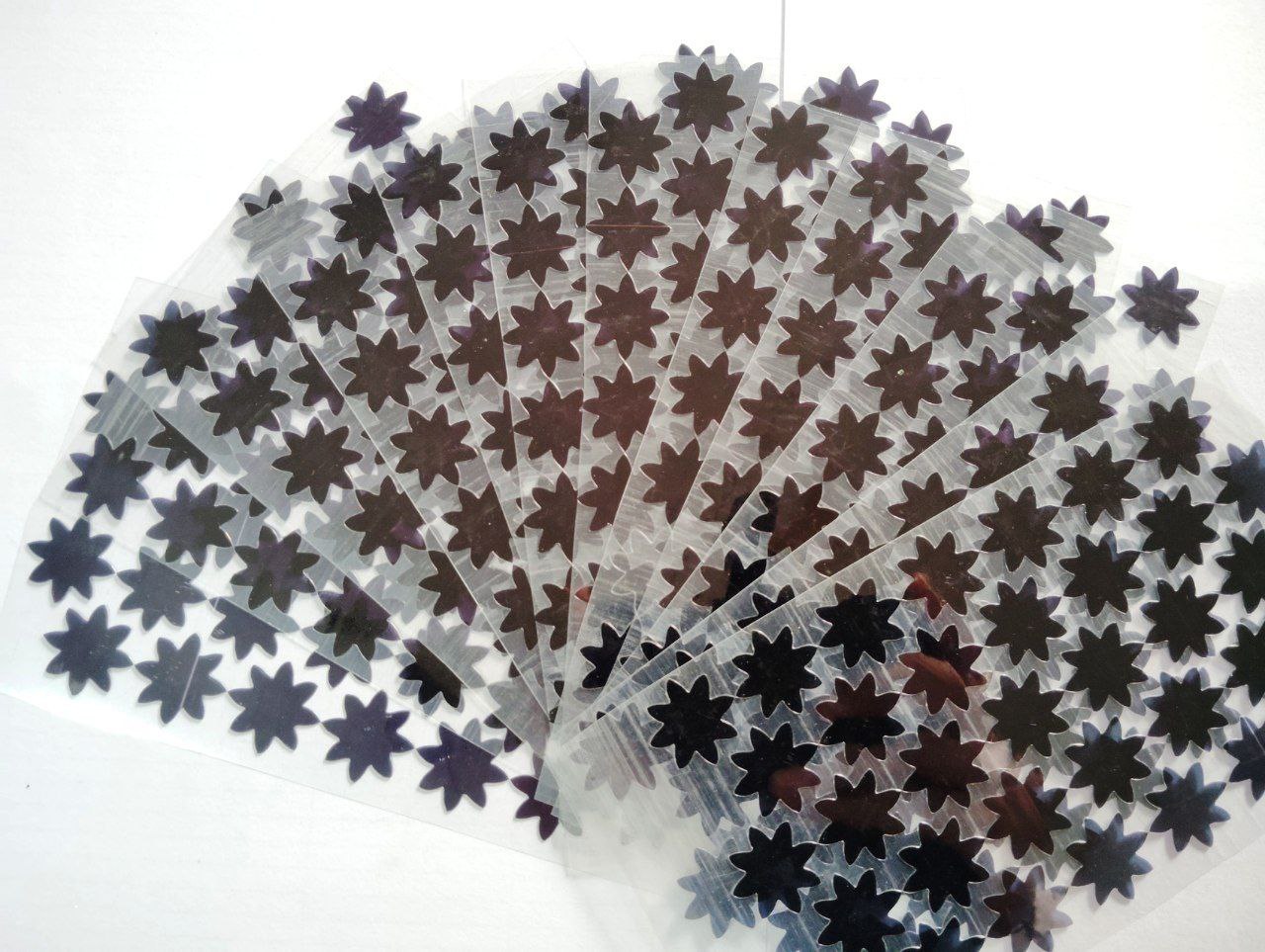 Plastic mirror sheet star shape