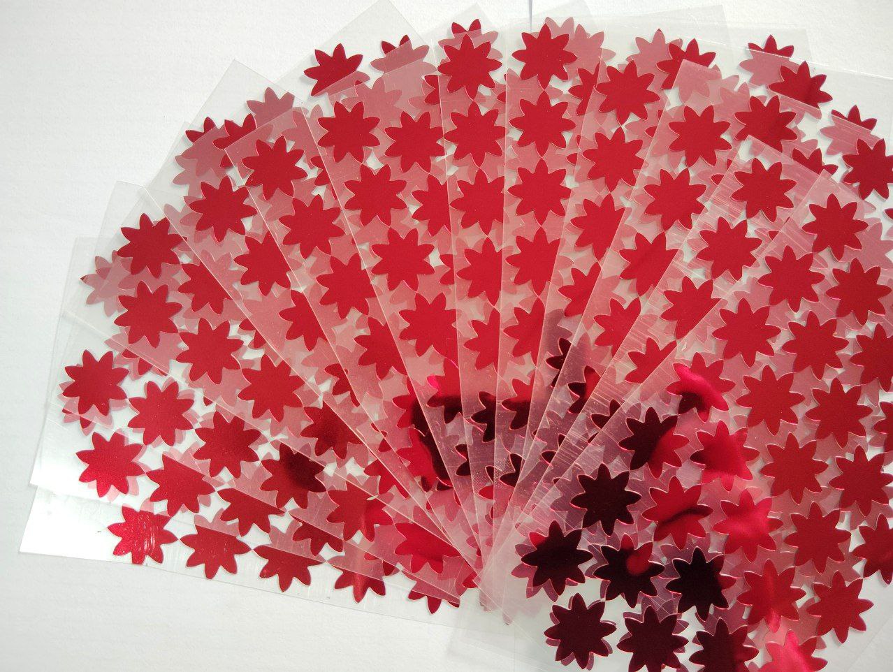 Plastic mirror sheet star shape