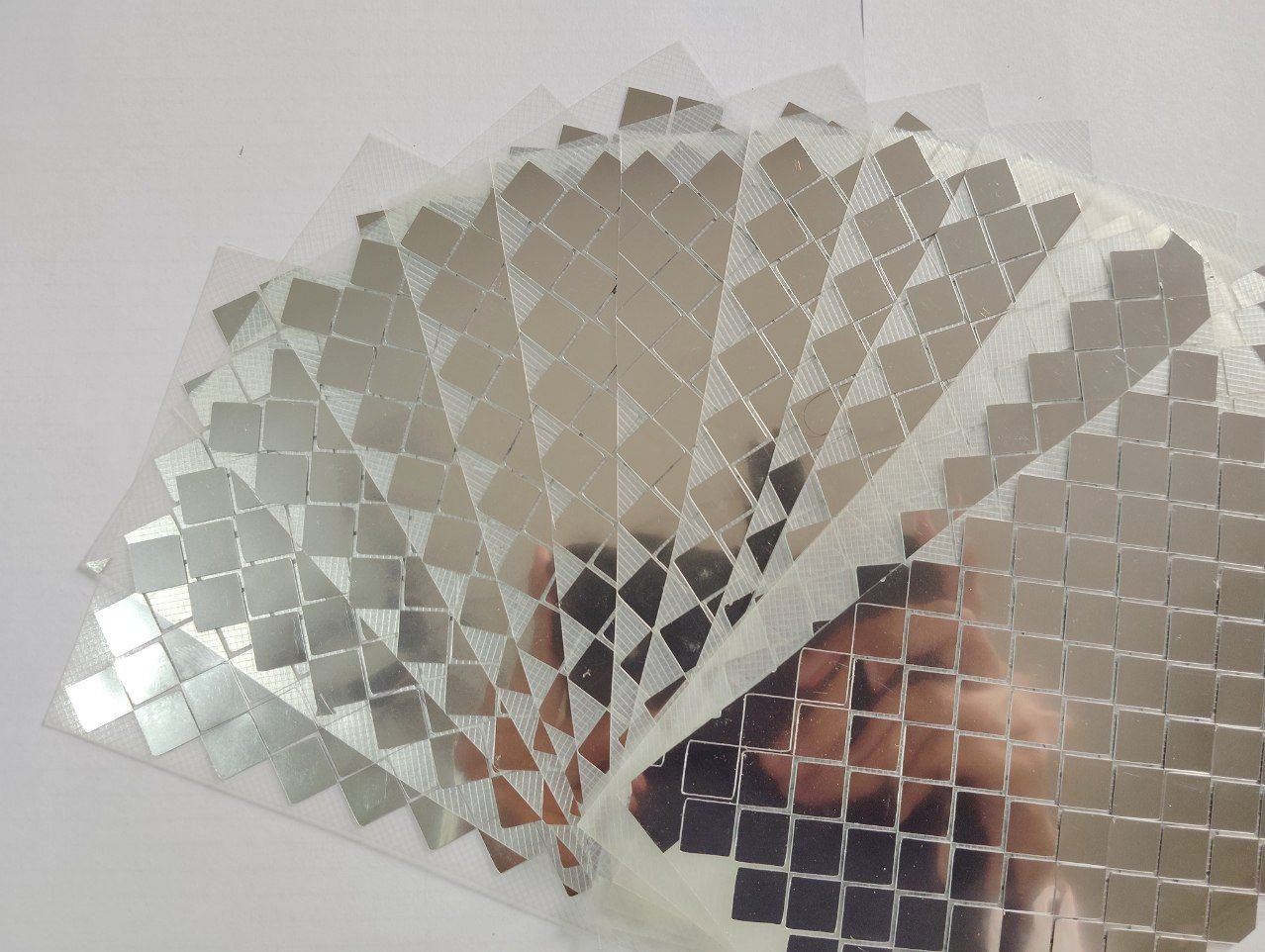 Plastic mirror sheet square shape