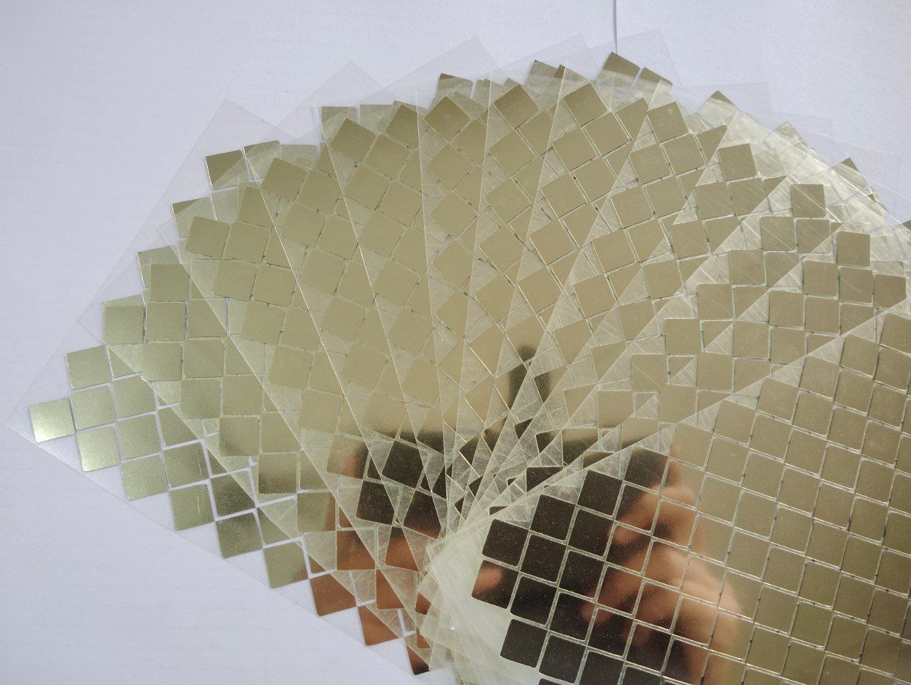 Plastic mirror sheet square shape