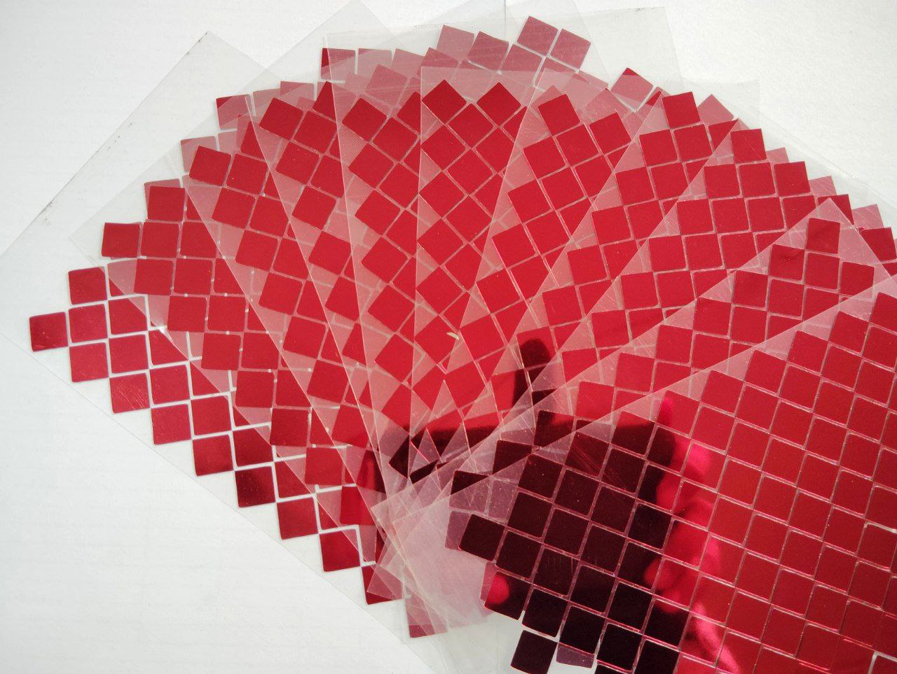 Plastic mirror sheet square shape