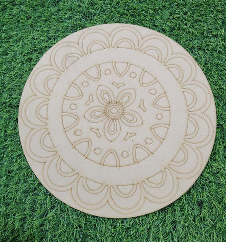 MDF Premarked Rangoli shape-121