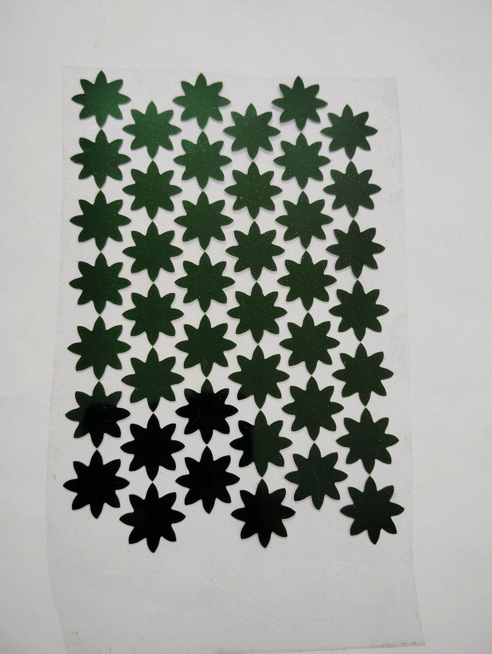 Plastic mirror sheet star shape