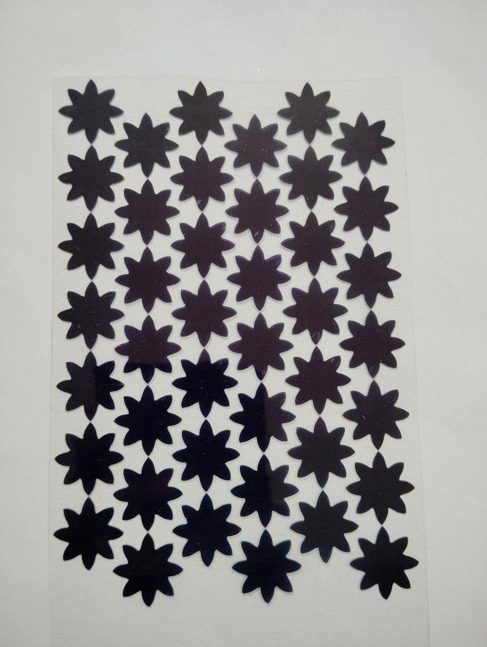 Plastic mirror sheet star shape