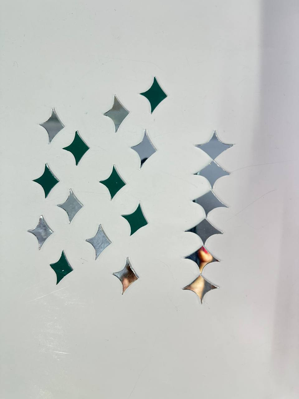 Limited Edition Kite Shape Craft Mirrors for Lippan Art –Ex-2