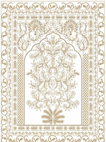 Premarked Tree of Life MDF Board for Lippan Art & Mirror Work-777