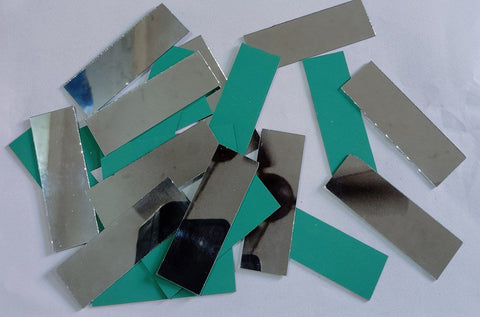 Rectangular shape silver mirrors for art