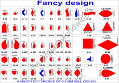 Fancy shape silver mirror 500gm