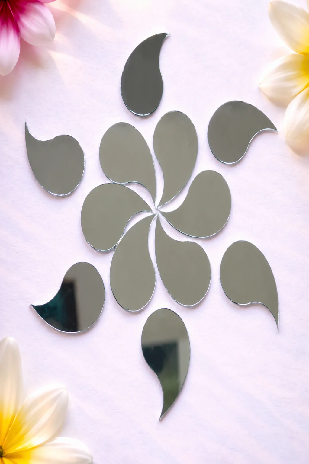 Limited Edition Paisley Shape Mirror Pieces for Lippan Art-Ex-29