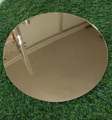 Acrylic  big round shape golden mirror-10,12 inch